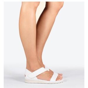 Pedro Garcia Jedda Sandal White Leather Size 40.5
